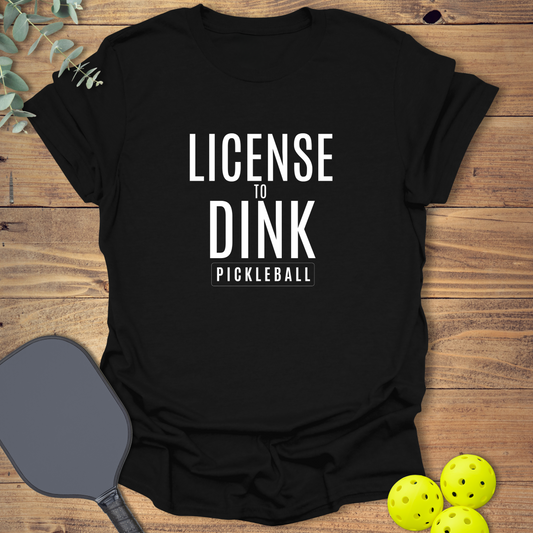 funny pickleball t-shirt with a pop culture slogan in black