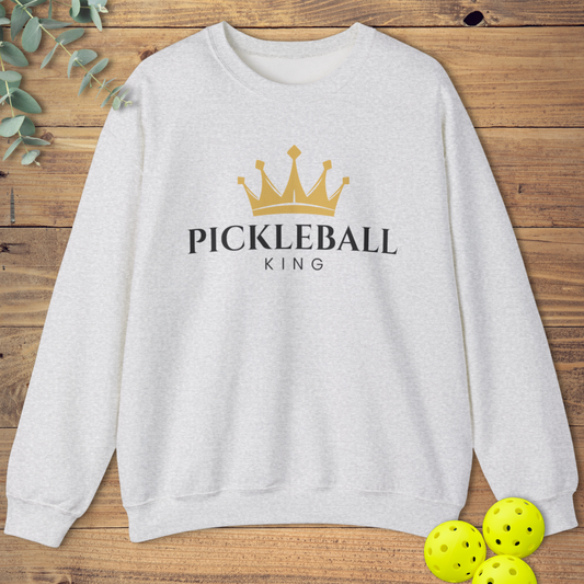 funny pickleball sweatshirt for pickleball champion in light grey