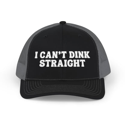 I Can't Dink Straight Snapback Trucker Cap