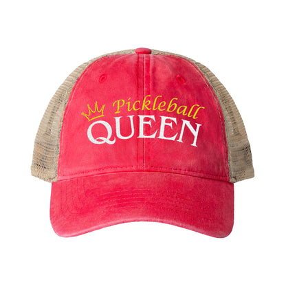 Pickleball Queen Women's Mesh-Back Cap