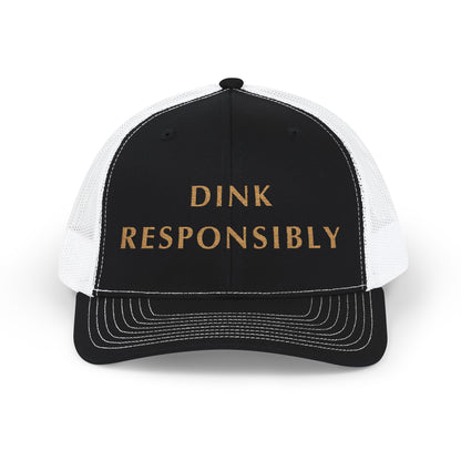 Dink Responsibly Snapback Trucker Cap