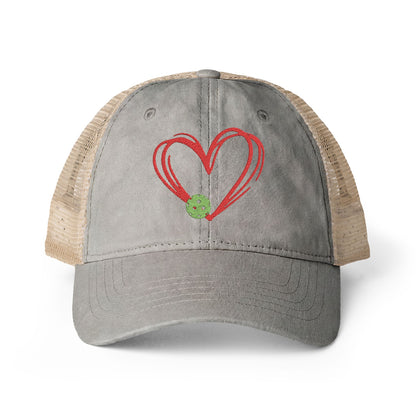 Pickleball Love Women's Mesh-Back Cap