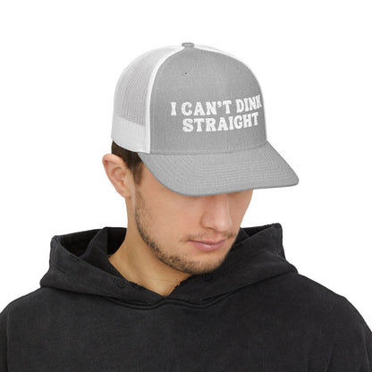I Can't Dink Straight Snapback Trucker Cap