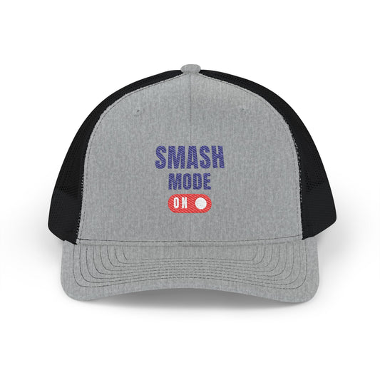 Smash Mode On Snapback Trucker Cap