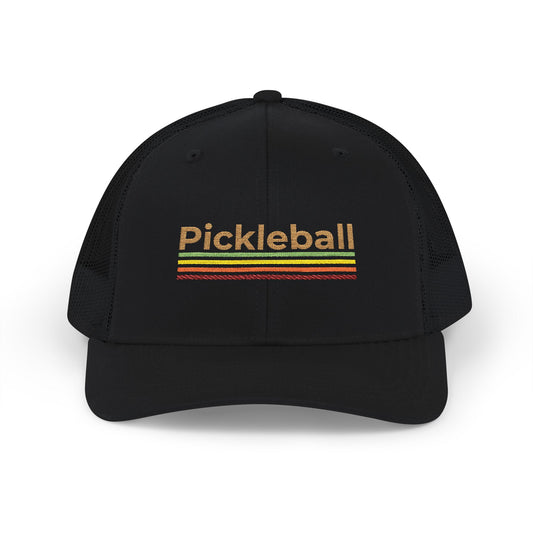 Pickleball Lines Snapback Trucker Cap