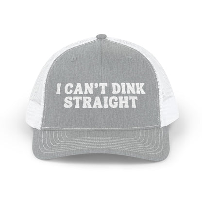 I Can't Dink Straight Snapback Trucker Cap