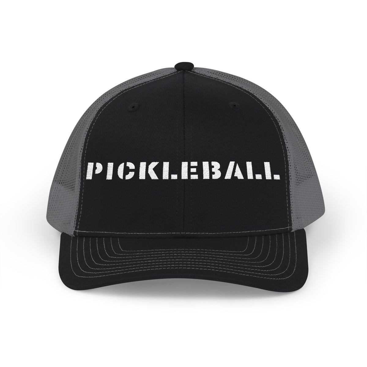 Stencil Pickleball Snapback Trucker Cap