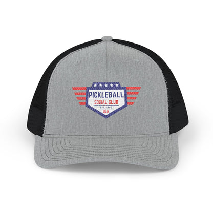 Pickleball Social Club Snapback Trucker Cap