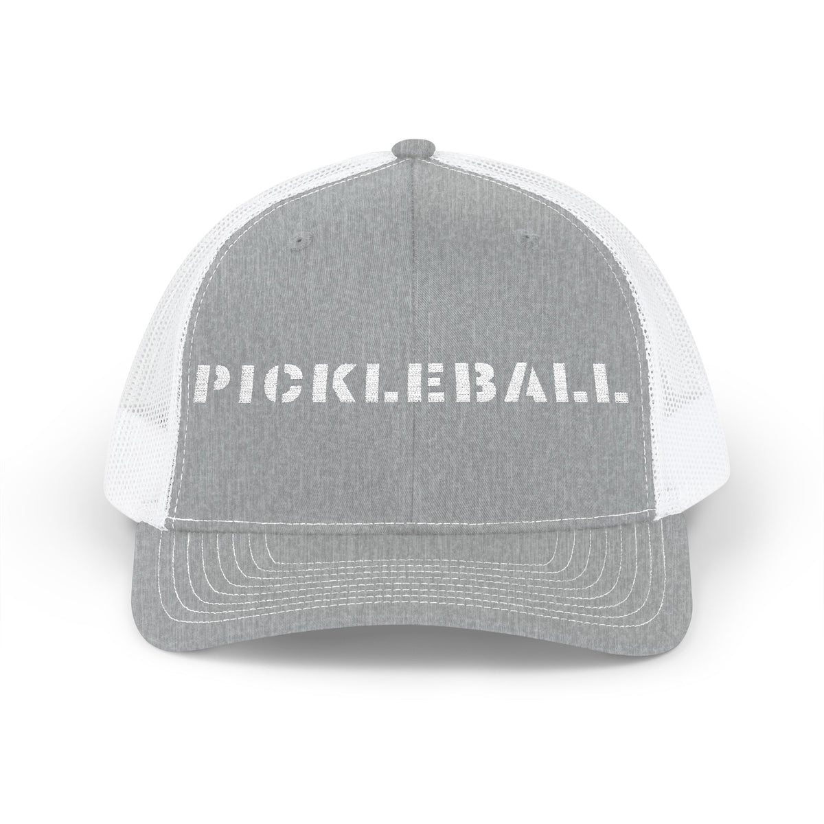 Stencil Pickleball Snapback Trucker Cap
