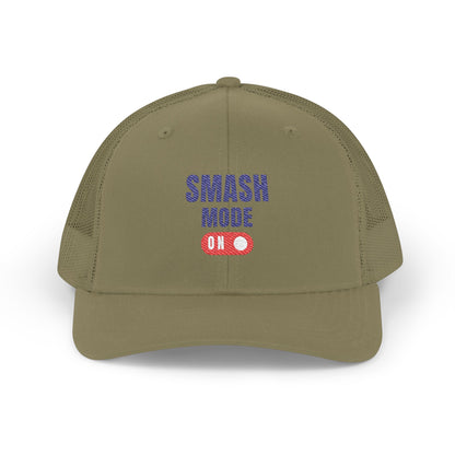 Smash Mode On Snapback Trucker Cap