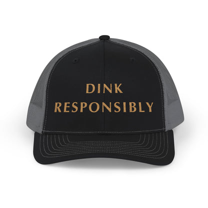 Dink Responsibly Snapback Trucker Cap