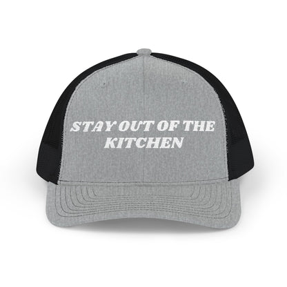 Stay Out of the Kitchen Snapback Trucker Cap