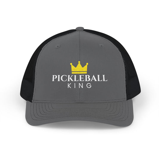 Pickleball King Snapback Trucker Cap