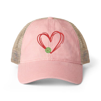 Pickleball Love Women's Mesh-Back Cap