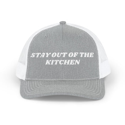 Stay Out of the Kitchen Snapback Trucker Cap
