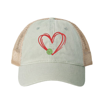 Pickleball Love Women's Mesh-Back Cap
