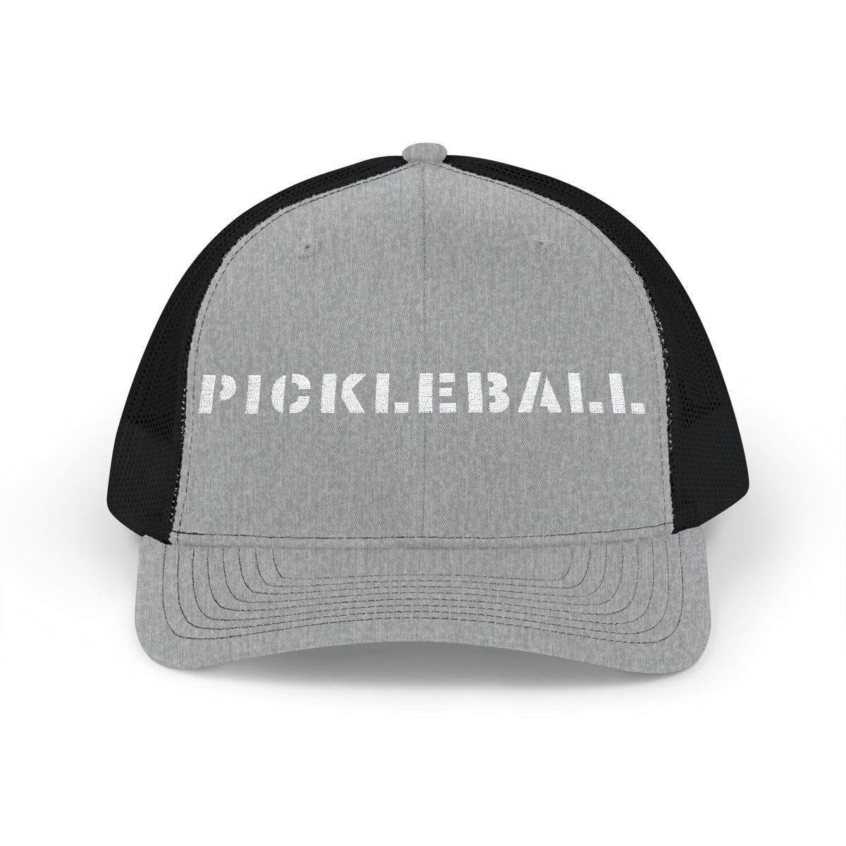 Stencil Pickleball Snapback Trucker Cap