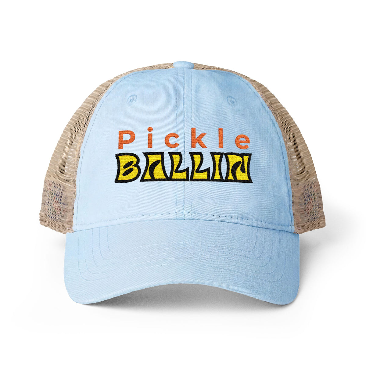 Pickleball Love Women's Ponytail Hat