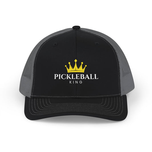 Pickleball King Snapback Trucker Cap
