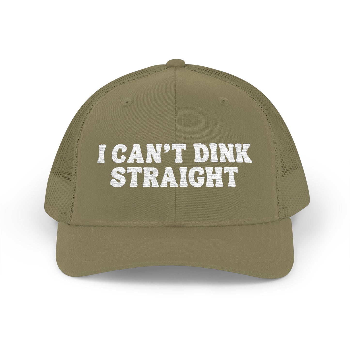 I Can't Dink Straight Snapback Trucker Cap