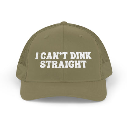 I Can't Dink Straight Snapback Trucker Cap