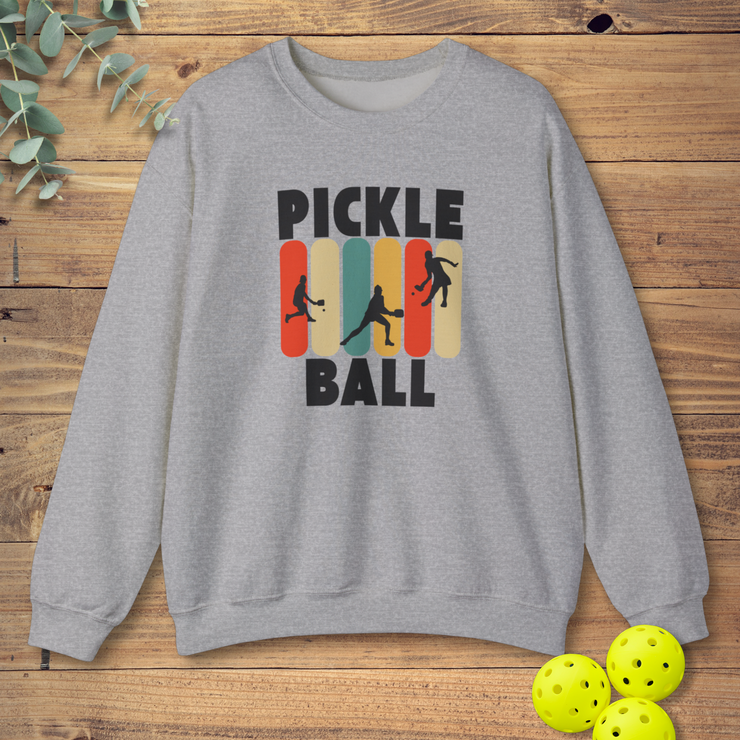Pickleball Shadow Figures Sweatshirt