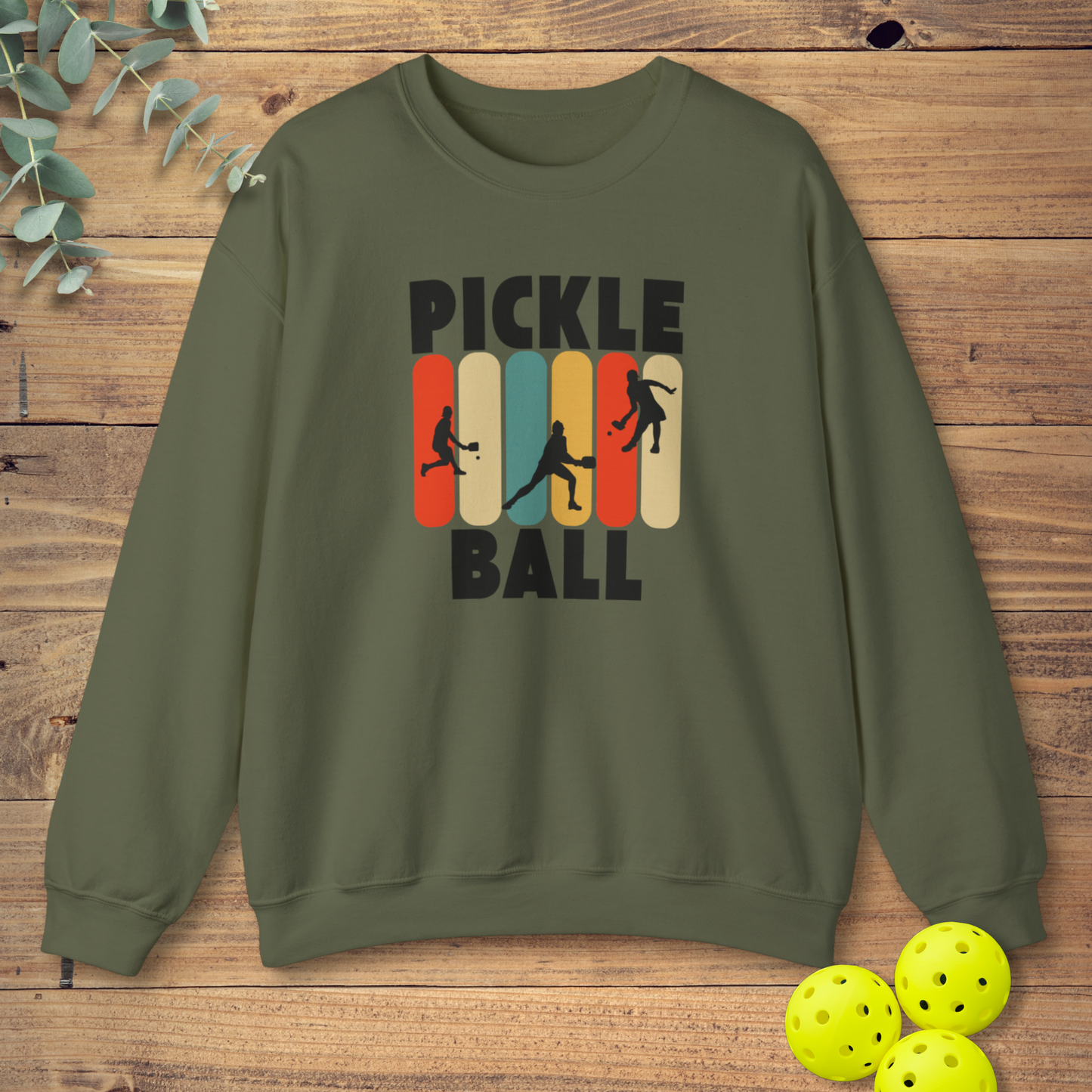 Pickleball Shadow Figures Sweatshirt