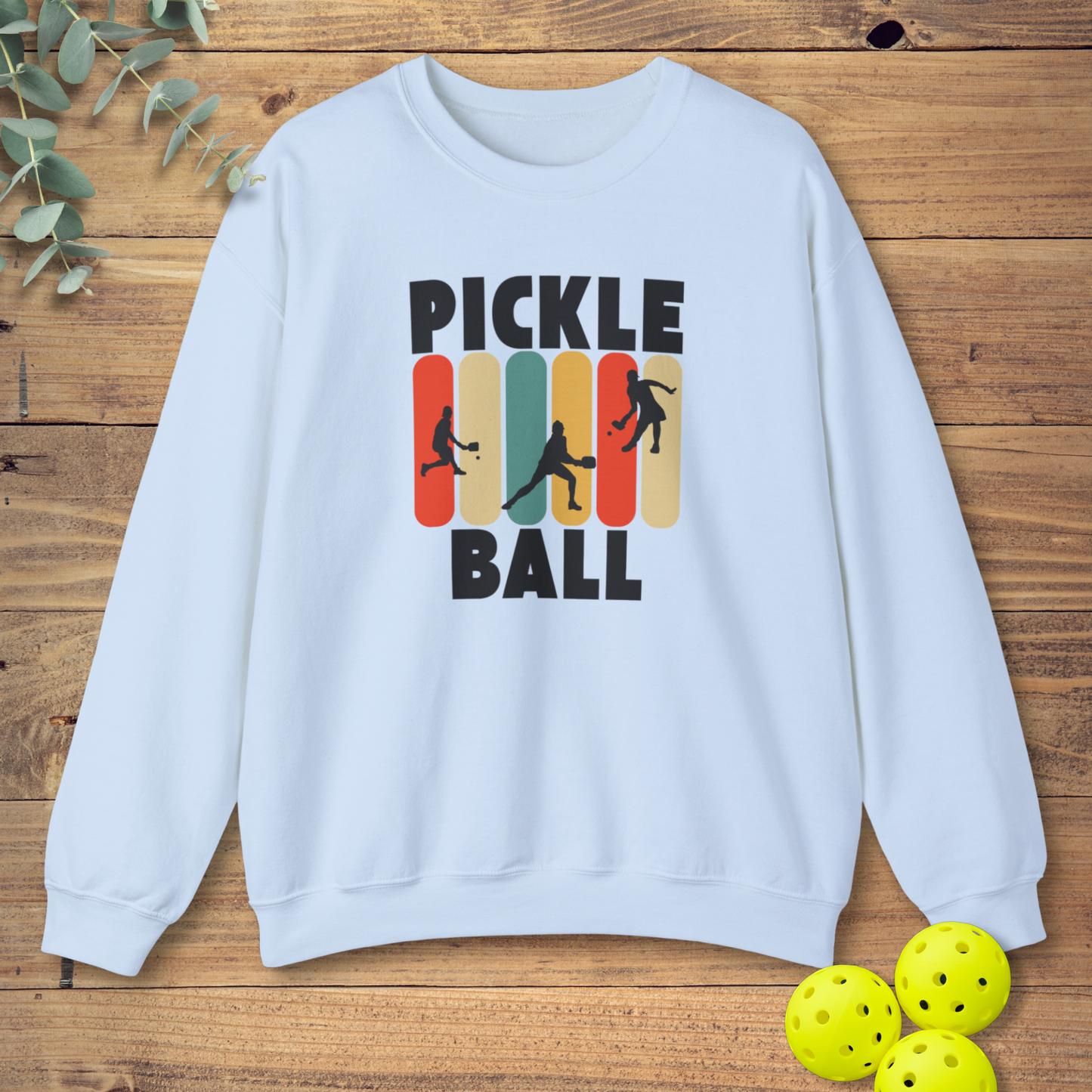 Pickleball Shadow Figures Sweatshirt
