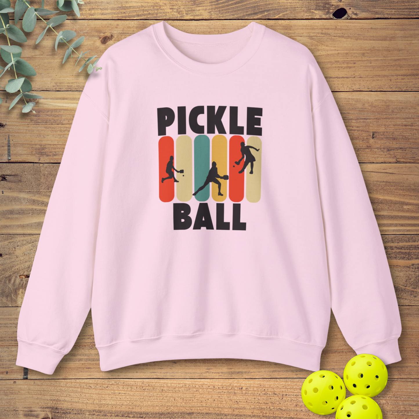 Pickleball Shadow Figures Sweatshirt
