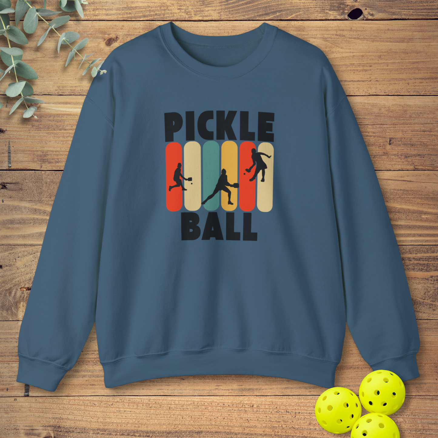 Pickleball Shadow Figures Sweatshirt