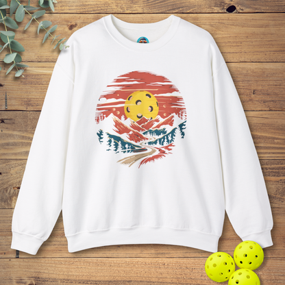 Pickleball Mountain Sunset Sweatshirt