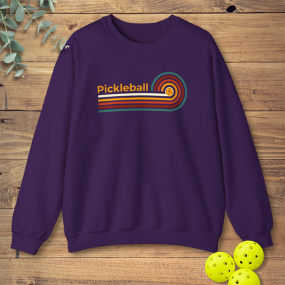Pickleball Retro Swirl Sweatshirt