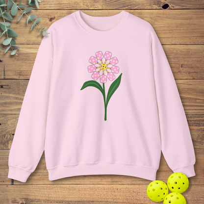 Pickleball Paddle Flower Sweatshirt