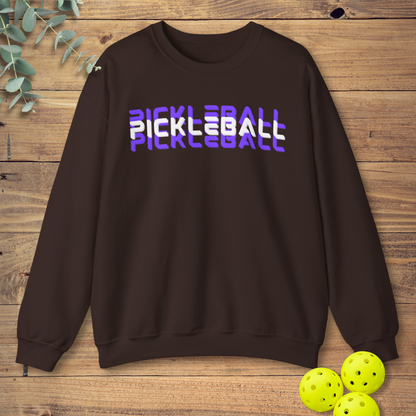 Purple Video Game Pickleball Sweatshirt