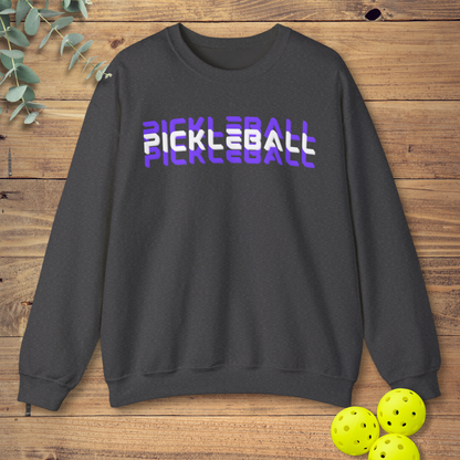Purple Video Game Pickleball Sweatshirt