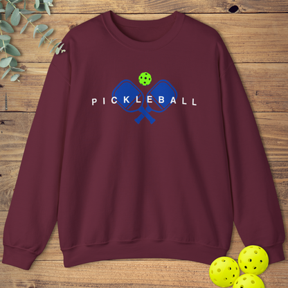 Blue Pickleball Paddles Sweatshirt
