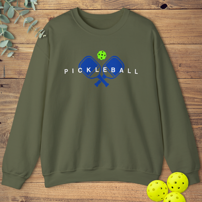 Blue Pickleball Paddles Sweatshirt