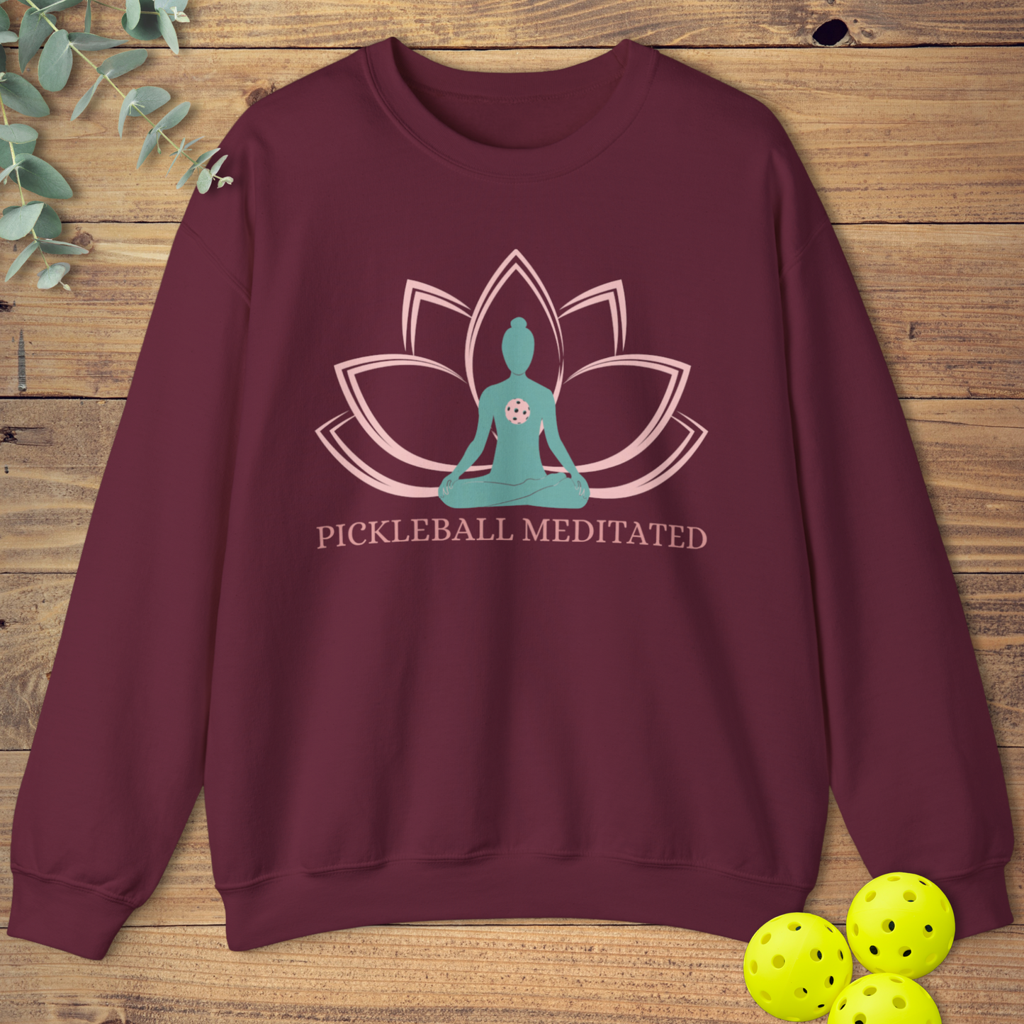 Pickleball Meditated Sweatshirt