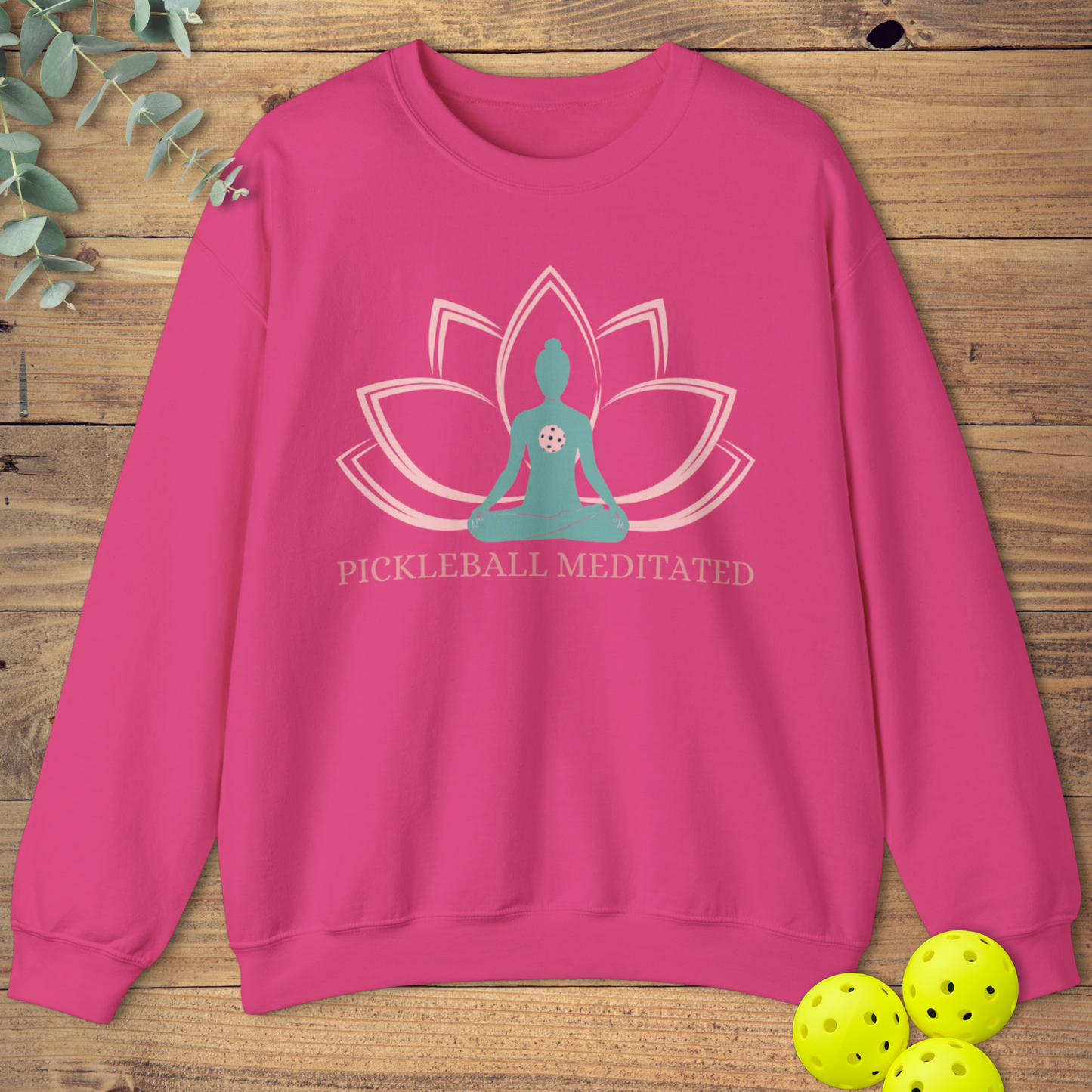 Pickleball Meditated Sweatshirt