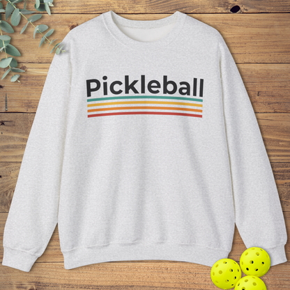Pickleball Retro Colors Sweatshirt
