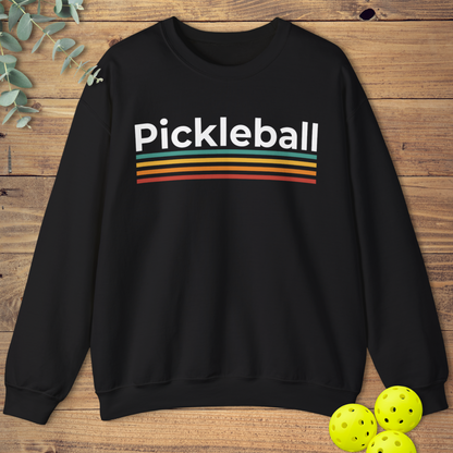 Pickleball Retro Colors Sweatshirt