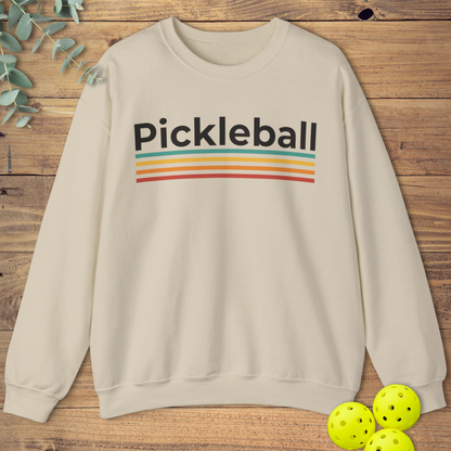 Pickleball Retro Colors Sweatshirt