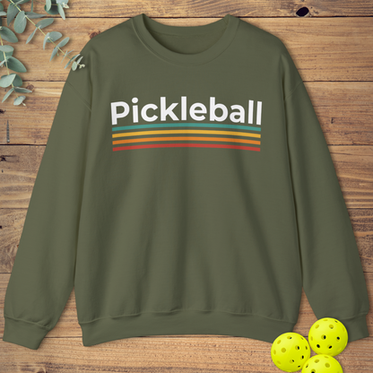 Pickleball Retro Colors Sweatshirt