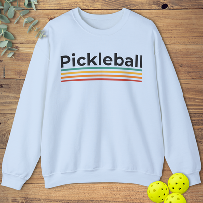 Pickleball Retro Colors Sweatshirt