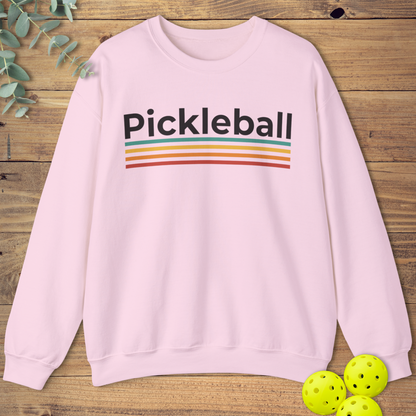 Pickleball Retro Colors Sweatshirt