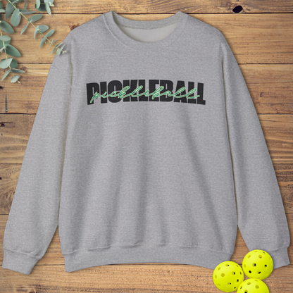 Pickleball Cursive Sweatshirt