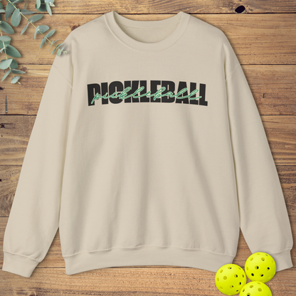 Pickleball Cursive Sweatshirt