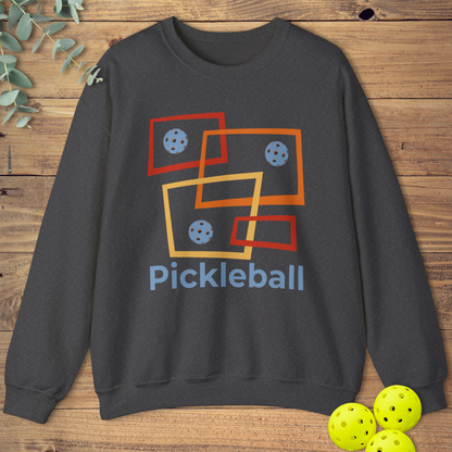 Pickleball Retro Boxes Sweatshirt