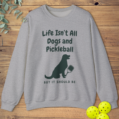 Dogs and Pickleball: Golden Retriever Sweatshirt