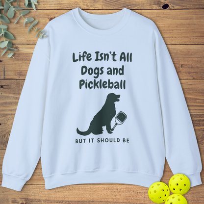 Dogs and Pickleball: Golden Retriever Sweatshirt